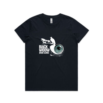 Black Widow Women's T-Shirt - White Design Thumbnail