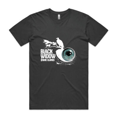 Black Widow Men's T-Shirt - White Design Thumbnail