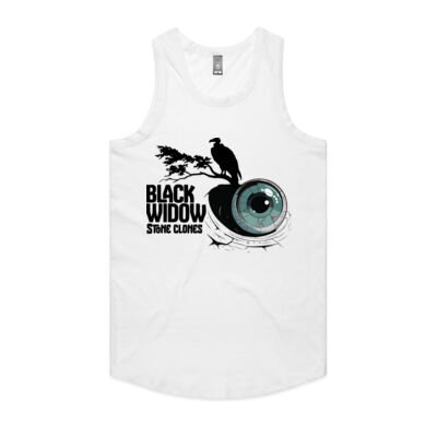 Black Widow Men's Singlet - Black Design Thumbnail